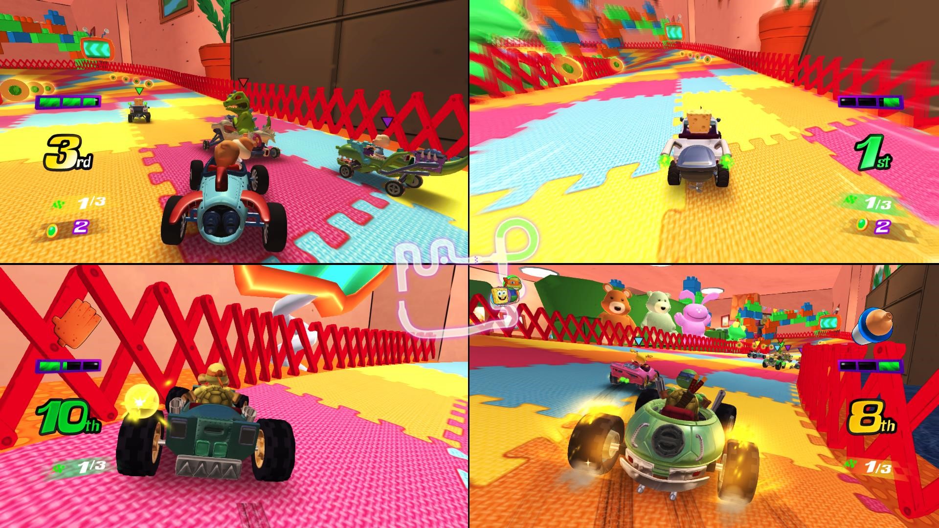 Nickelodeon Kart Racers  Nintendo Switch için geliyor